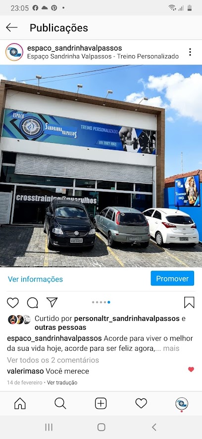 Espaço Sandrinha Valpassos - Treino Personalizado