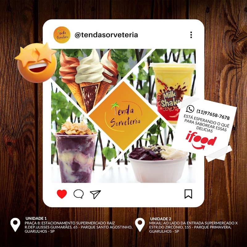 Foto 6 de Tenda Sorveteria/ Açaí - Praça 8