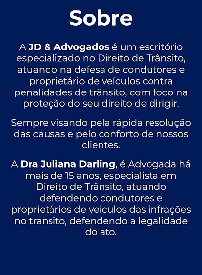 Advocacia de Trânsito - Dra. Juliana Darling