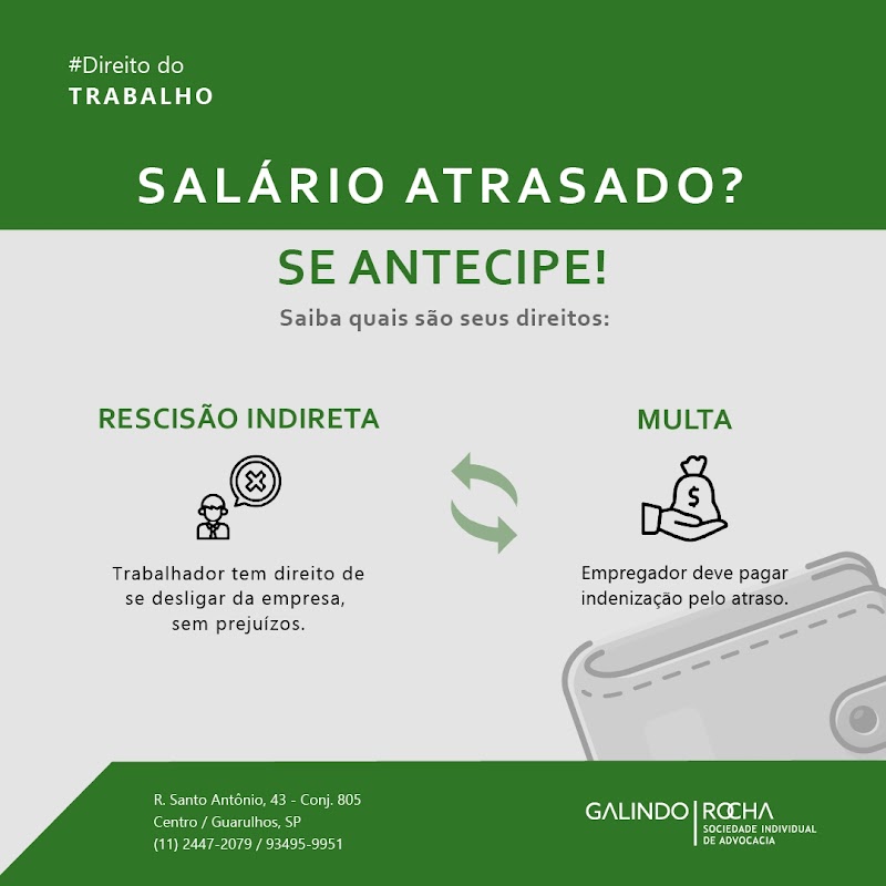 Advogado em Guarulhos - Trabalhista e Previdenciário - Galindo Rocha Advocacia - Advocacia em Centro, Guarulhos/SP - Foto 3