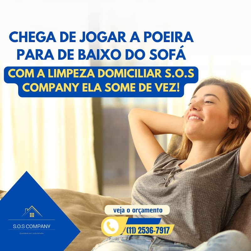 S.O.S Company • Limpeza Empresarial • Pós-Obra • Limpeza Domiciliar - Empresa de Limpeza em Centro, Guarulhos/SP - Foto 5