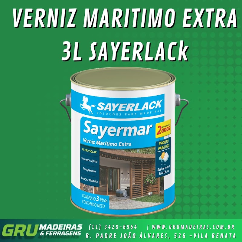 GRU Madeiras & Ferragens - Material de Construção em Centro, Guarulhos/SP - Foto 2